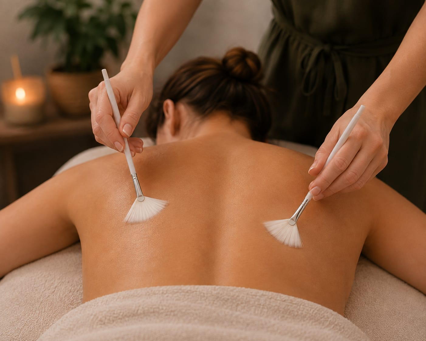 Zen Feather Massage, de Tingle Therapy van Zen-monkey Schoten (Antwerpen)